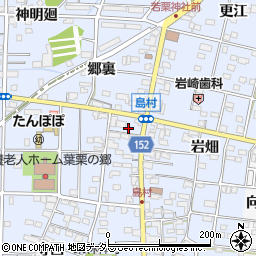 愛知県一宮市島村六反田160周辺の地図