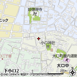 愛知県丹羽郡大口町城屋敷1丁目97周辺の地図