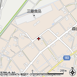 岐阜県羽島市正木町須賀赤松302周辺の地図