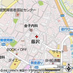 神奈川県藤沢市藤沢周辺の地図