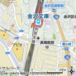 神奈川県横浜市金沢区谷津町379周辺の地図