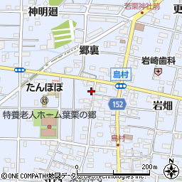 愛知県一宮市島村六反田154周辺の地図