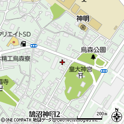 神奈川県藤沢市鵠沼神明周辺の地図