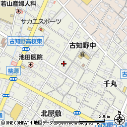 愛知県江南市古知野町熱田221周辺の地図