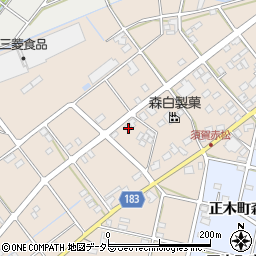 岐阜県羽島市正木町須賀赤松248周辺の地図