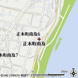 岐阜県羽島市正木町南及642周辺の地図