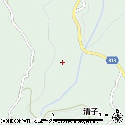 山梨県南巨摩郡身延町清子2886周辺の地図