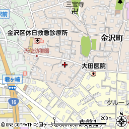 シャンブル金沢文庫周辺の地図