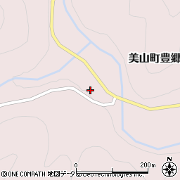 京都府南丹市美山町豊郷湯ケ谷周辺の地図