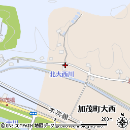 島根県雲南市加茂町大西454周辺の地図
