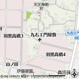 愛知県犬山市羽黒高橋郷183周辺の地図