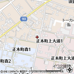 岐阜県羽島市正木町須賀赤松395周辺の地図