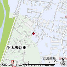 神奈川県茅ヶ崎市萩園3158周辺の地図