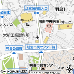 ベンリー辻堂駅店周辺の地図