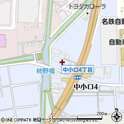 名鉄自動車整備株式会社　大口工場周辺の地図