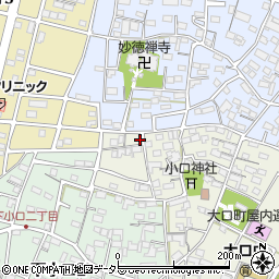 愛知県丹羽郡大口町城屋敷1丁目10周辺の地図