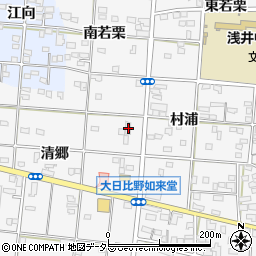 愛知県一宮市浅井町大日比野村浦63周辺の地図