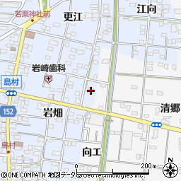 愛知県一宮市島村岩畑28周辺の地図