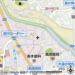 神奈川県藤沢市朝日町21-10周辺の地図