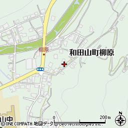 兵庫県朝来市和田山町柳原周辺の地図