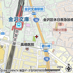 神奈川県横浜市金沢区谷津町352周辺の地図