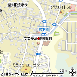セブンイレブン横浜釜利谷東７丁目店周辺の地図