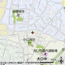 愛知県丹羽郡大口町城屋敷1丁目124周辺の地図