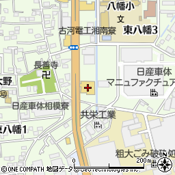 スポーピア平塚店周辺の地図