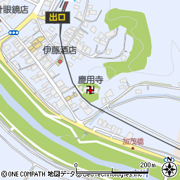 慶用寺周辺の地図