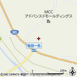 岐阜県大垣市上石津町牧田1582周辺の地図