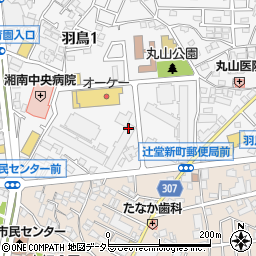 クリエイト薬局　藤沢羽鳥店周辺の地図