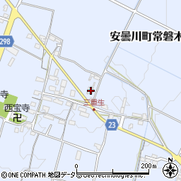 滋賀県高島市安曇川町常磐木1105周辺の地図