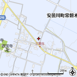 滋賀県高島市安曇川町常磐木1105周辺の地図