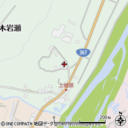 滋賀県高島市朽木岩瀬520周辺の地図