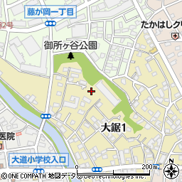 神奈川県藤沢市大鋸1丁目5周辺の地図