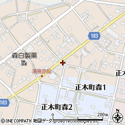 岐阜県羽島市正木町須賀赤松432周辺の地図