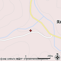 京都府南丹市美山町豊郷（北中）周辺の地図