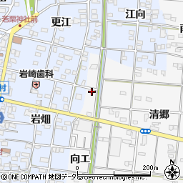 愛知県一宮市浅井町大日比野向エ7周辺の地図
