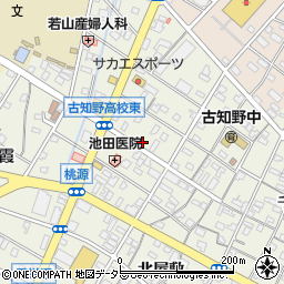 愛知県江南市古知野町熱田143周辺の地図