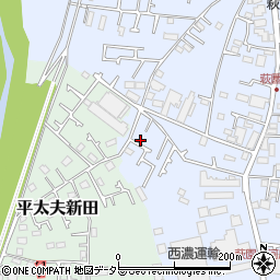 神奈川県茅ヶ崎市萩園3157周辺の地図