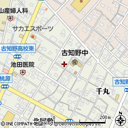 愛知県江南市古知野町熱田206周辺の地図