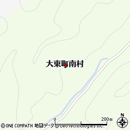 島根県雲南市大東町南村周辺の地図