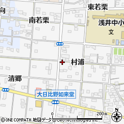愛知県一宮市浅井町大日比野村浦60周辺の地図