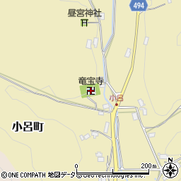 竜宝寺周辺の地図