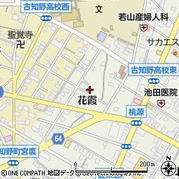 愛知県江南市古知野町花霞35周辺の地図