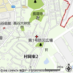 神奈川県藤沢市村岡東周辺の地図