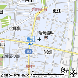 愛知県一宮市島村岩畑6周辺の地図