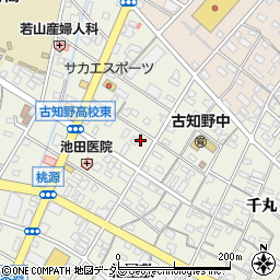 愛知県江南市古知野町熱田121周辺の地図