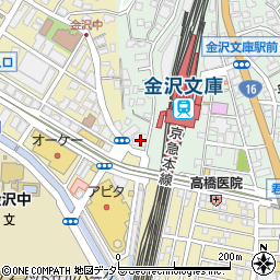 神奈川県横浜市金沢区谷津町419周辺の地図