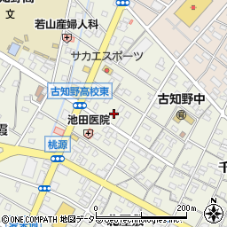 愛知県江南市古知野町熱田144周辺の地図